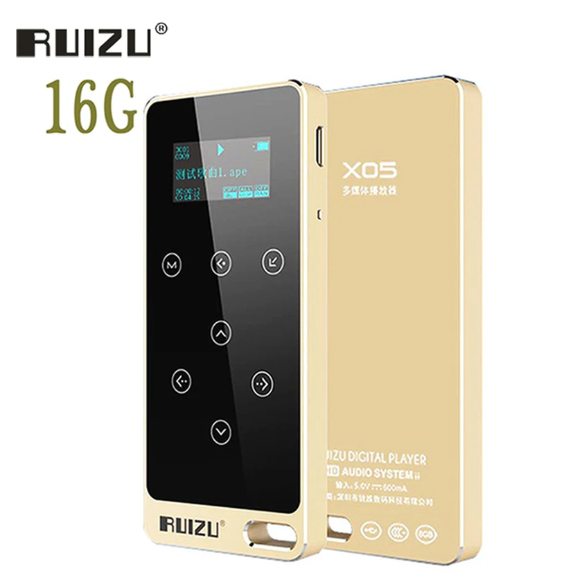 Ruizu Aux Портативный без потерь цифровой Спорт Экран Hifi аудио Mp 3 мини музыки Mp3 плеер