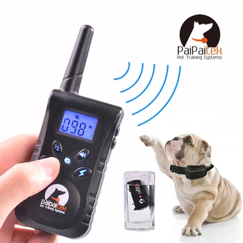 

Training Collar for dogs Electric Shock&Vibration&Light&Word OF Command Dog Training Device Pet dog Trainer Remote Control 500m