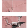 Fashion Pu Waterproof Scratch-resistant Laptop Briefcase 13 14 15 inch Notebook Shoulder Bag Carry Case For women and men 4