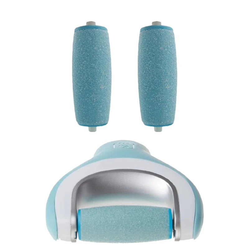 

2 Pc Electric Foot Grinder Replaceable Head Foot Grinding Machine Replace Blue Heads Pedicure Tool Remove Hard Dead Skin
