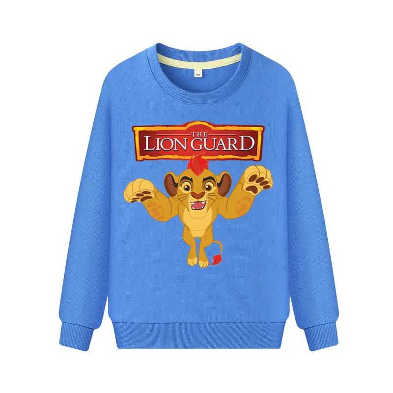 Toddler Boy Girl Cute Cartoon The Lion King Guard Print Sweatshirts Kids Long Sleeve Pullover Hoodies Coats Child Hoodie WK136 (2)