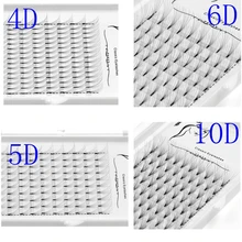 Цена объем 4D/5D/6D/10D наращивание ресниц ручной работы синтетические волосы русский объем ресницы предварительно сделанные вентиляторы