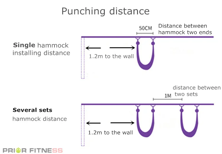 Prior Fitness Top Quality Nylon Tricot Yoga Hammock Fabric 4Mx2.8M Anti Gravity Aerial Yoga Hammock Silks -Quality Guarantee (11)