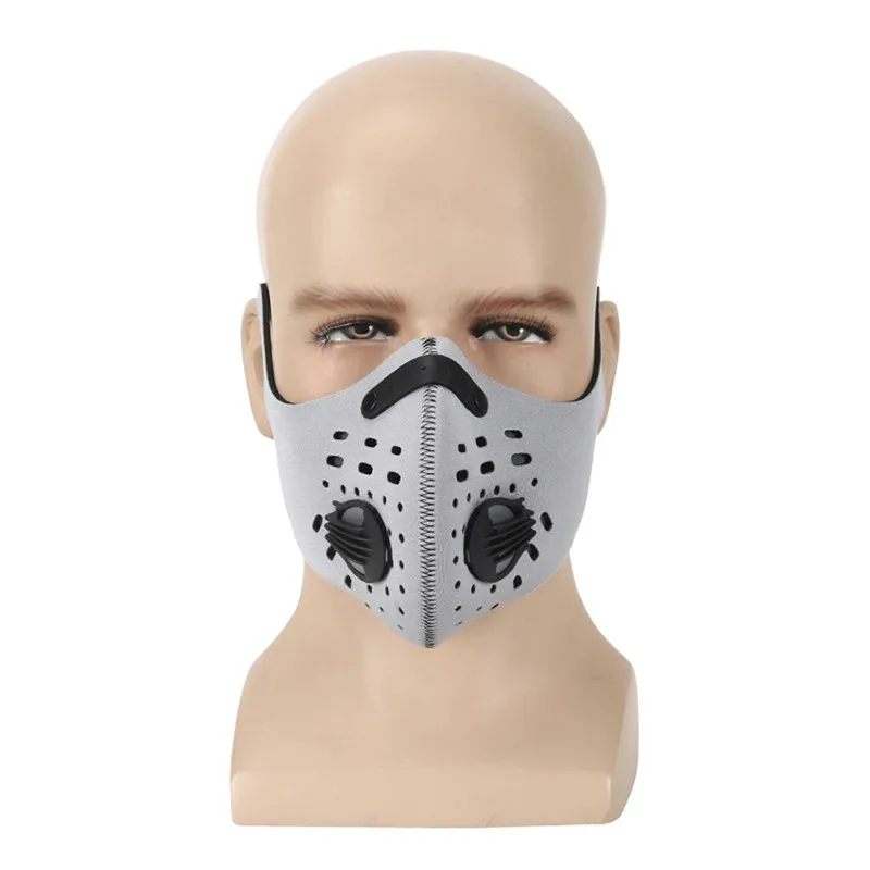 

Men/Women Activated Carbon Dust-proof Cycling Face Mask Anti-Pollution Bicycle Bike Outdoor Training mask face shield