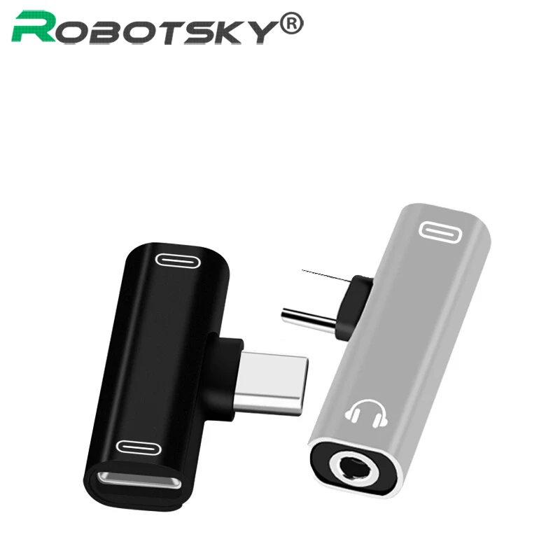 2 в 1 Тип C до 3,5 мм разъем для наушников зарядный конвертер USB Type-C аудио адаптер для телефонов Xiaomi 6 Huawei P10 Mate 20 Type C 2 в 1 Тип C до 3,5 мм разъем для наушников зарядный конвертер USB Type-C аудио адаптер для телефонов Xiaomi 6 Huawei P10 Mate 20 Type C