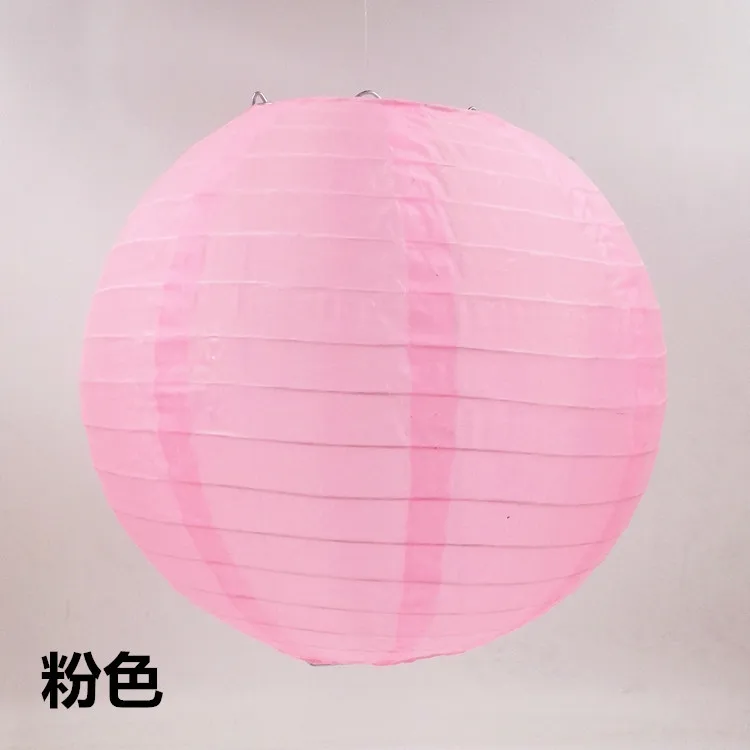 20-40 см) розовый круглый водонепроницаемый тканевый фонарь шарик-лампион Фестиваль Поставки Китайский традиционный фонарь для свадьбы декор