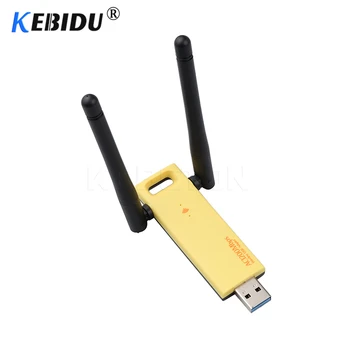 

Kebidu Wireless Wifi Adapter 1200mbps Dual Band 5Ghz 2.4Ghz Adapter 802.11ac RTL8812 Chipset Aerial Dongle Mini USB Network Card