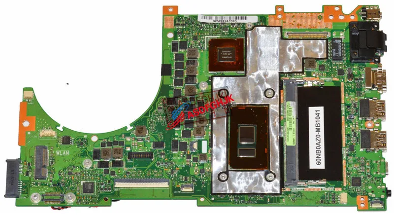  Original FOR Asus Q553ub i7-6500u 3.10GHz CPU Motherboard 60NB0AZ0-MB1041 fully tested