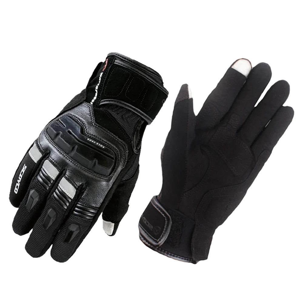 SCOYCO Men's Genuine Cow Leather Motorcycle Gloves Touch Screen Waterproof Windproof Warm Winter Motorbike Racing Riding Gloves SCOYCO Men's Genuine Cow Leather Motorcycle Gloves Touch Screen Waterproof Windproof Warm Winter Motorbike Racing Riding Gloves