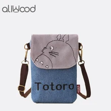 2018 New Cartoon Totoro Women Bag Messenger Bags Lady’s Mini Shoulder Bag Handbags Female Clutch Purse Phone Bag Set For Animals