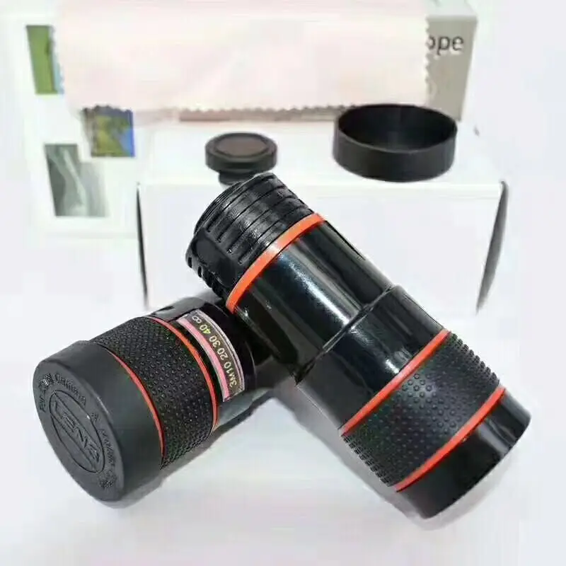 يونيفرسال hd الهاتف المحمول تليفوتوغرافي عدسة 8x زووم بصري تلسكوب كاميرا العدسات للآيفون 5 6 7 زائد سامسونج s6 s7 s8 xiaomi