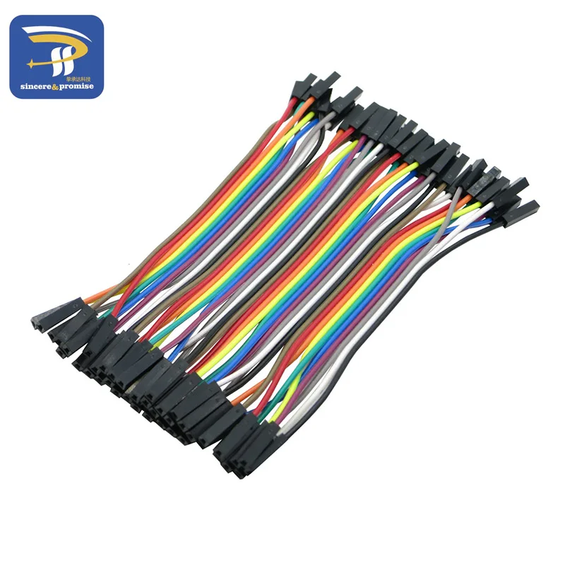 Кабель Dupont 10 см женский (стандартный) для Arduino 40 шт.|jumper wire|cable dupontcable ribbon |