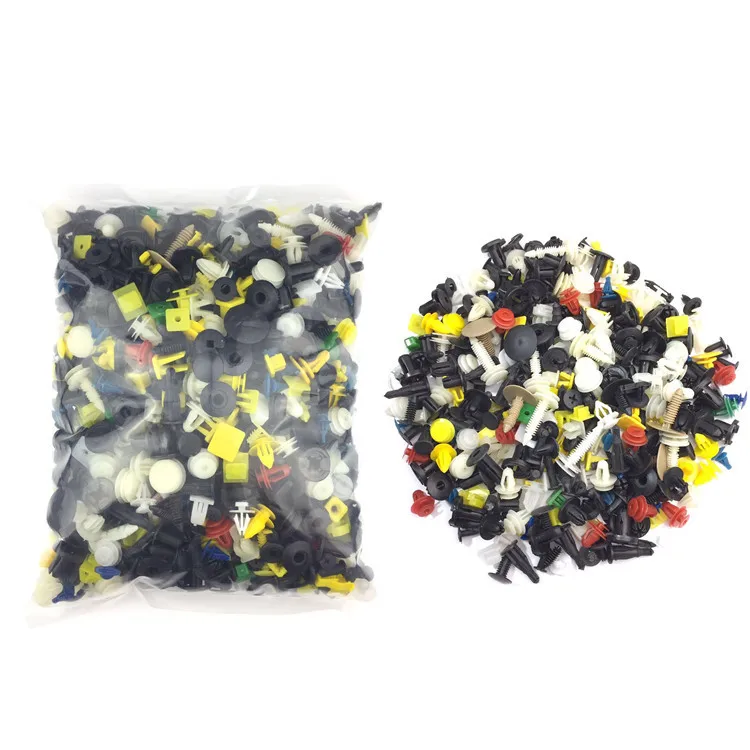 Tanie 500 sztuk samochodów mieszane zderzak zacisk mocujący Push dla Ford Ecosport krawędzi ucieczka Explorer Crown Victoria Everest wycieczka wyprawy