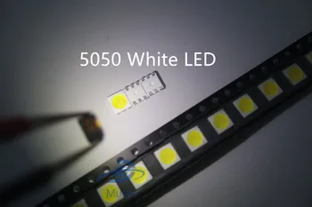 

1000PCS/LOT White Light 5050 SMD LED Diode Super Bright 5050 LED New