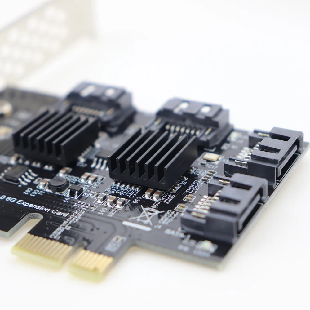 PCI Express SATA 3 0 карта контроллера PCIe 2 0x1 до 4 портов III 6 ГБ/сек. внутренний адаптер