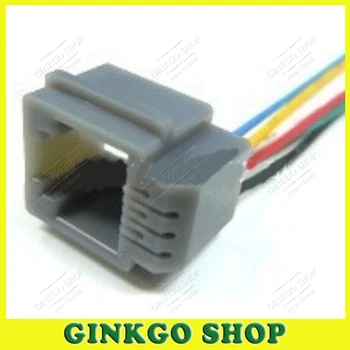 

300pcs/lot Grey 6P6C Telephone Outlet Crystal Head Female RJ11 PCB Socket Jack Telephone Adaptors Connectors 623MS-6P6C Phone