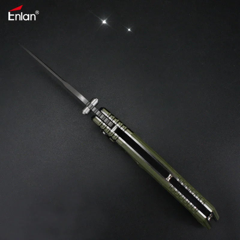 Складной нож ENLAN EW075 8Cr13Mov G10 с ручкой карманный тактический для кемпинга выживания