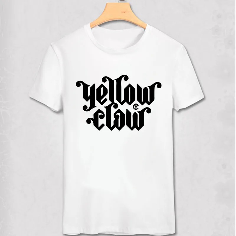 Yellow Claw- Yellow Claw Men's Bla T Shirt Blood For Mercy Re DJ Life New Fashion From US Funny Casual Clothing Summer Style Cotton Tee