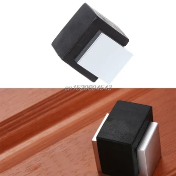 

Rubber Door Stops Aluminium Alloy Door Stopper Wood Door Holder Toilet Glass Door Hidden Doorstop Furniture Hardware R05