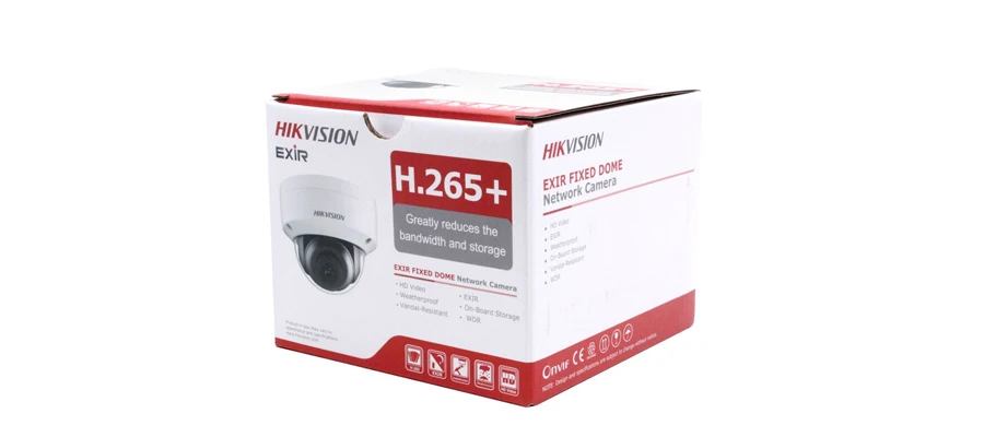 HIKVISION английская версия 8MP POE ip-камера DS-2CD2185FWD-I уличная камера Сеть ИК камера видеонаблюдения H.265+ sd-карта