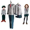 My Hero Academy OCHACO URARAKA Midoriya Izuku Cosplay Costume Boku No Hero Academia AsuiTsuyu Yaoyorozu Momo School Uniform Suit ► Photo 1/6