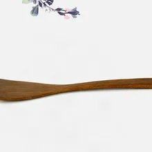 1 шт. здоровая натуральная деревянная лопатка с длинной ручкой деревянная лопатка шпатель совок для риса кухонная посуда для туризма инструменты для любых кастрюль LC 022