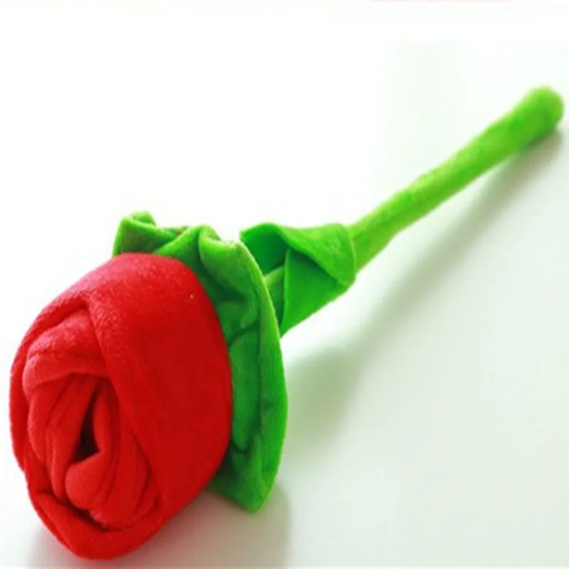 1 шт. 42 см плюшевый розовый цветок игрушки зеленый красный синий розовый желтый оранжевый фиолетовый мультфильм украшение дома свадебный подарок