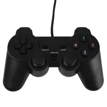 USB Wired Gamepad Game Controller Gaming Joypad Joystick for XP Windows PC Computer Laptop Game Black