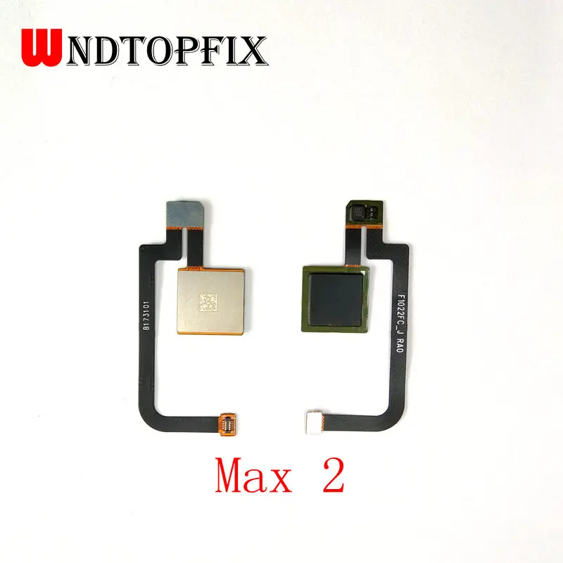 Original Mi Max2 Mix2 Back Home Key Fingerprint Sensor Button Flex Cable For Xiaomi Max Mix 2