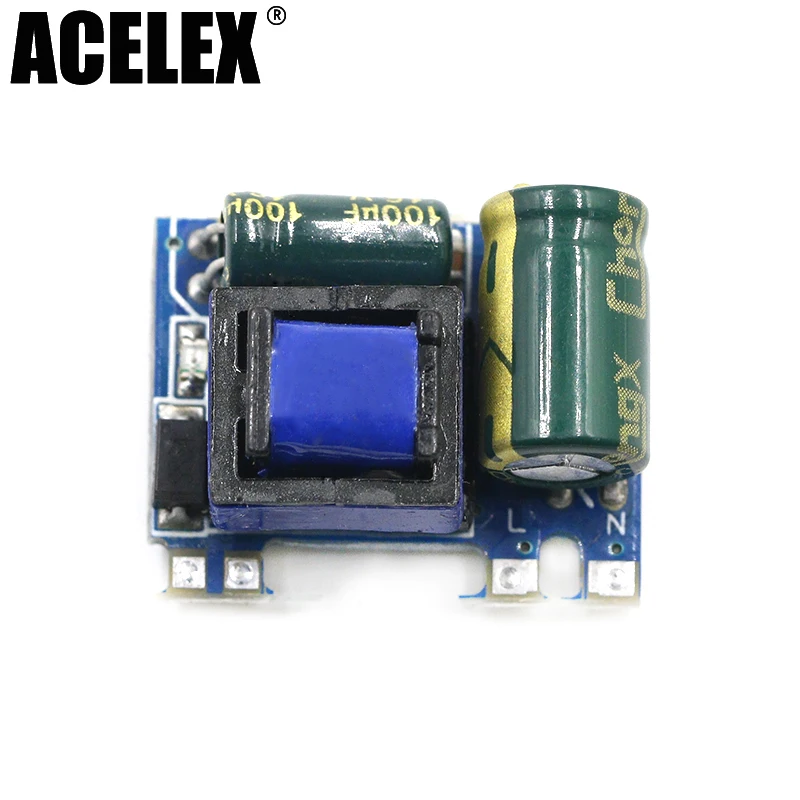 

Precision 5V600mA (3W) Isolated switching power supply module / AC-DC buck module 220 to 5V