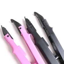 3 шт. черный или розовый наконечник для ногтей U наконечник инструменты для наращивания волос регулируемая температура Fusion тепловой разъем