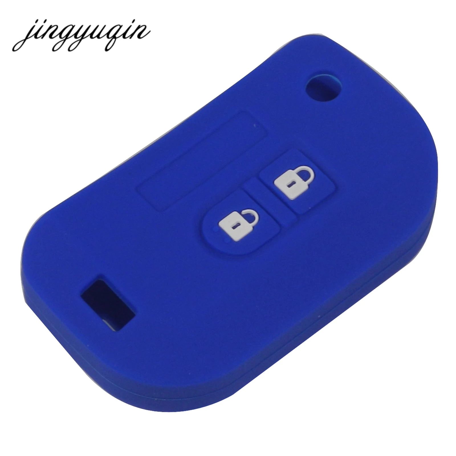 Jingyuqin силиконовый флип-чехол для ключей для Nissan Qashqai primera Micra Navara Almera Note Sunny Modified Foling Car Key Cover