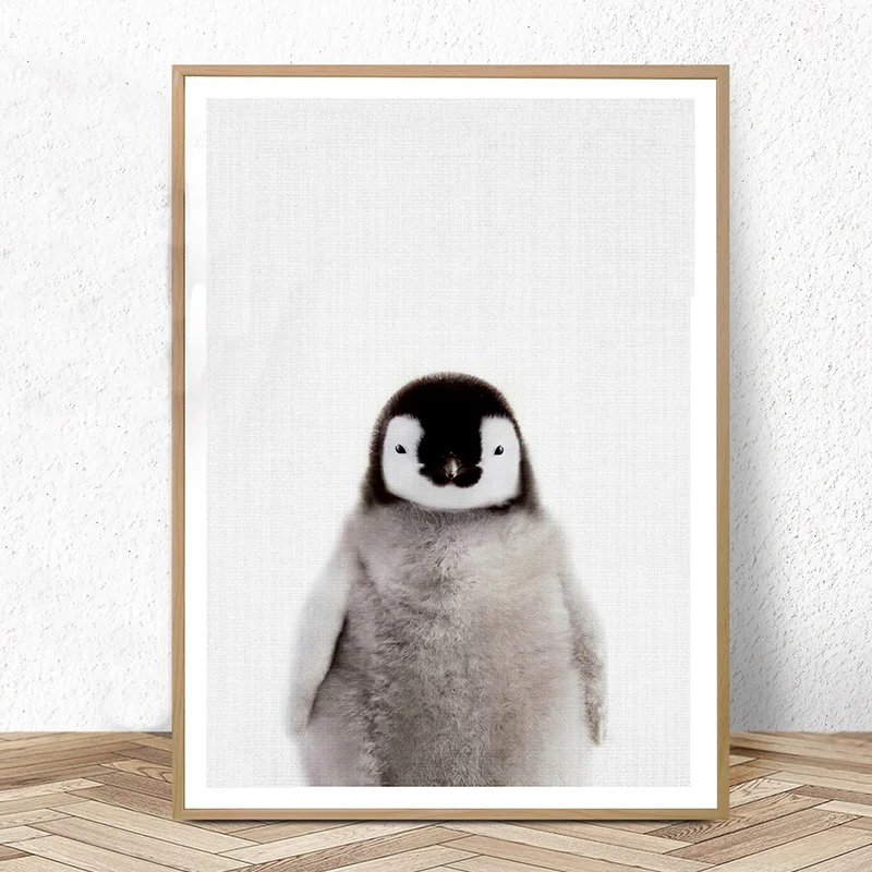 

Cute Penguin Print Nursery Wall Art Baby Animal Prints Babies Room Poster Canvas Painting Pictures Kids Bedroom Decoration