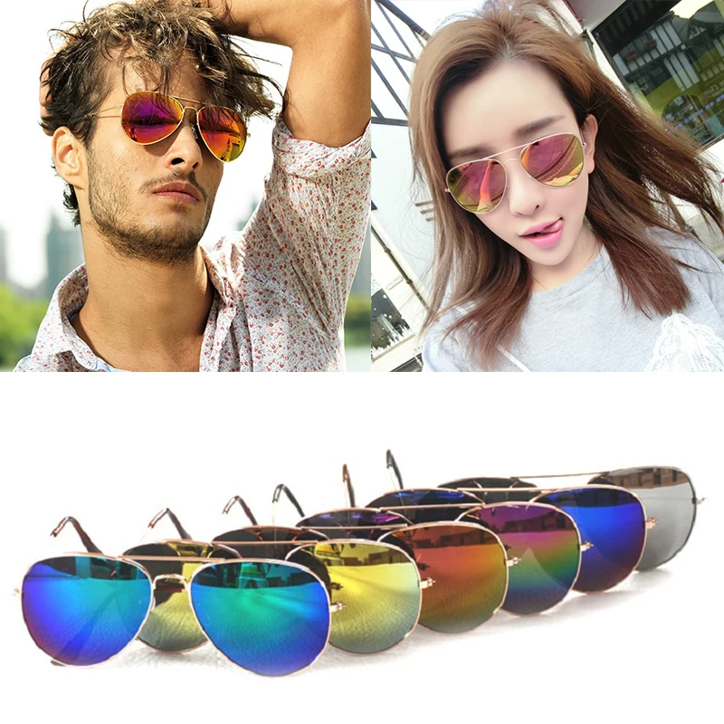 2016 Fashion Classic Sunglasses Women Brand Designer Shades Unisex Mirror Driving Eyewear Men Pilot Sun Glasses Gafas de sol