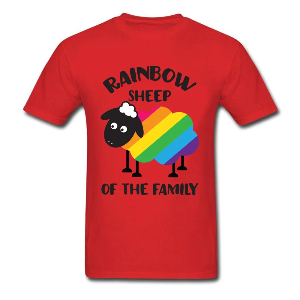 Rainbow Sheep Of The Family LGBT_red