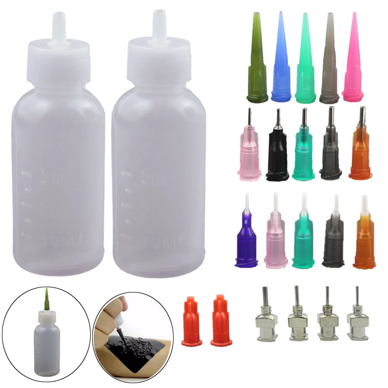 30ML Henna Bottles for Henna Paste Jugua Body Painting Applicator