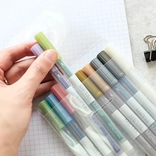 50 шт./лот Цвет маркером набор металлик рисования ручки металлические маркеры для Черный Альбом для скрапбукинга школьные товары для рукоделия cb614