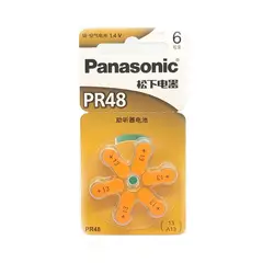 18 шт./лот новый оригинальный Батарея для Panasonic PR48 слуховой аппарат 13 A13 глухих и помощь Acousticon кохлеарный Кнопка батарейки