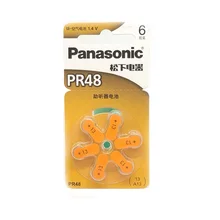 18pcs/lot New Original Battery For Panasonic PR48 Hearing Aid 13 A13 Deaf-aid Acousticon Cochlear Button Coin Cell Batteries