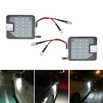 

Two Sides Rear View Mirror LED Puddle Lights For Ford C-max Kuga Escape Mondeo