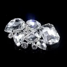 2pcs Shoe Clip Wedding Shoes Decoration DIY Clothing Women High Heels Buckle Clips Rhinestone Fashion Decorative 5 Types Optiona