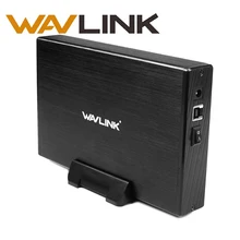 Wavlink USB3.0 to 3.5 Inch SATA 1/2/3 HDD SSD External Hard Disk Drive Enclosure Support UASP&10TB SSD Adapter with USB3.0 Cable