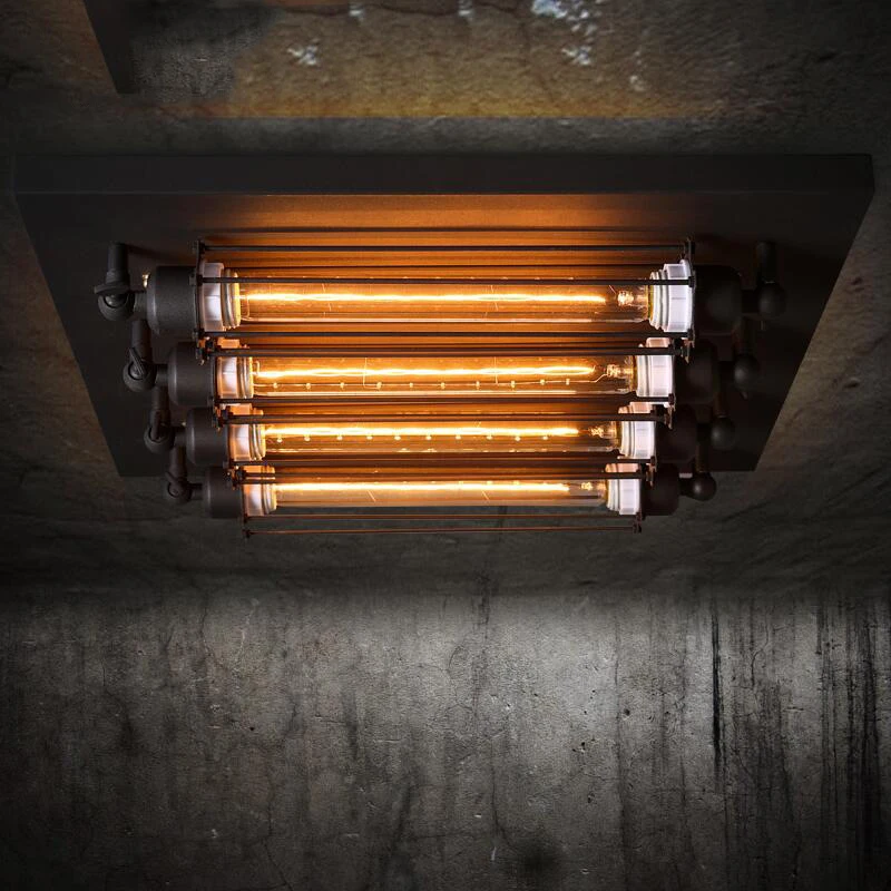 4 głowice Loft RH restauracja lampa sufitowa Retro Punk kuchnia sufit światło Bar kawiarnia żarówki edisona światło darmowa wysyłka 4 głowice Loft RH restauracja lampa sufitowa Retro Punk kuchnia sufit światło Bar kawiarnia żarówki edisona światło darmowa wysyłka