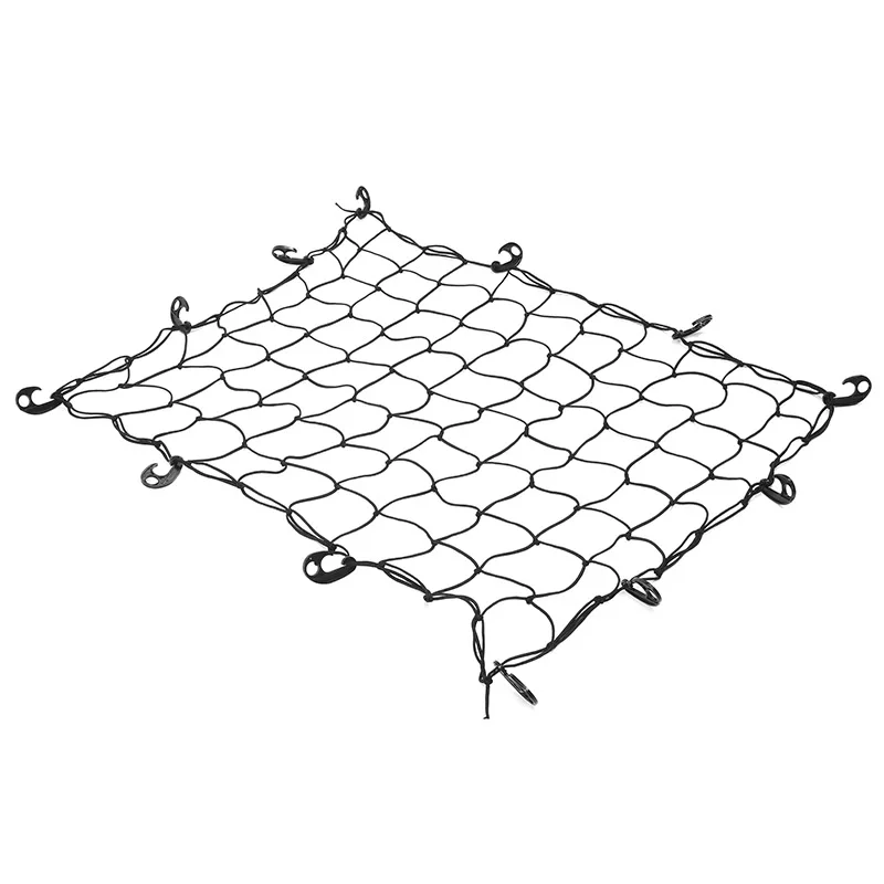 Большая эластичная Автомобильная грузовая аккуратная сеть для хранения обуви, фиксирующие точки безопасности 120X90 см, органайзер для прицепа, багажник на крышу, шнур для багажника