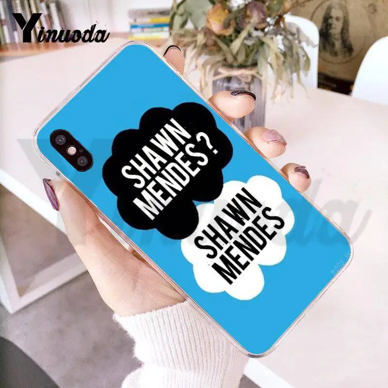 Yinuoda Shawn Mendes Coque Shell чехол для телефона iPhone 8 7 6 6S Plus X 5 5S SE 5C XS XR Cases11 11pro 11promax|Бамперы| |