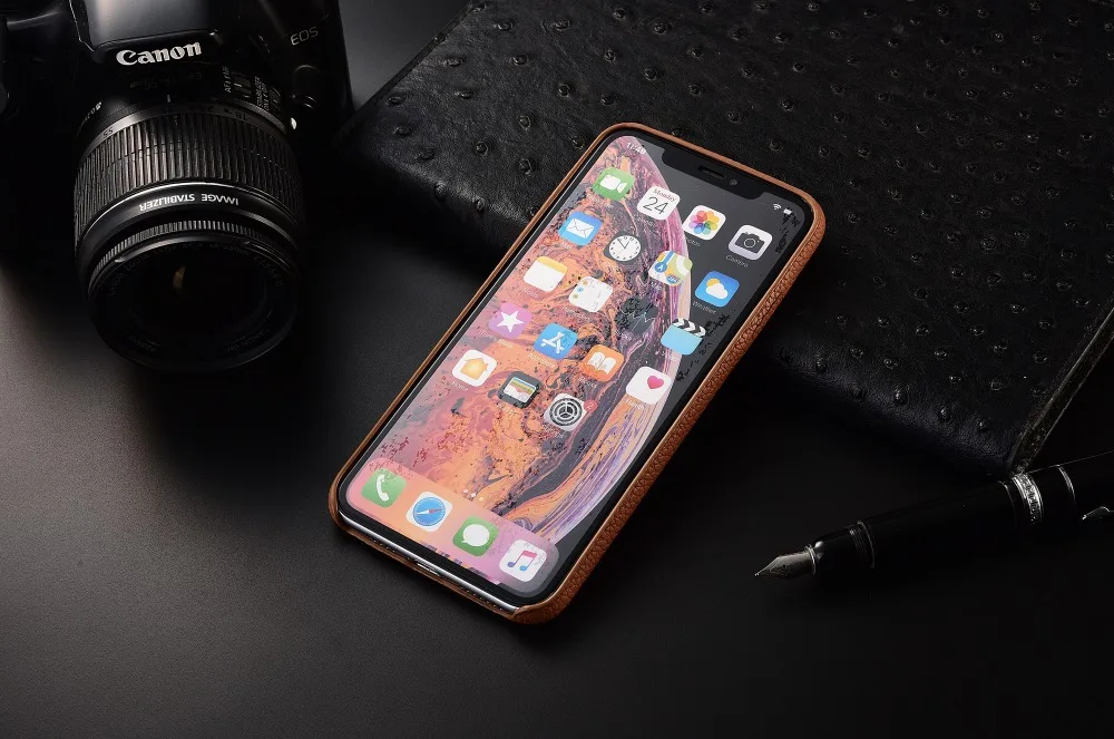 Задняя защитная крышка для iPhone X XS 11 Pro XS Max XR кожаный чехол для телефона для iPhone 6S 6 мягкий чехол для iPhone 7 8 Plus мобильный телефон оболочки