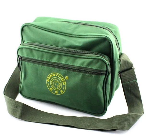 Small tool bag green canvas shoulder backpacks to toolin Tool Bags