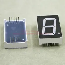 10 шт./лот) 10 контактов 10011BR 1 дюйм 1 бит цифра 7 сегментный красный светодиодный дисплей общий анод цифровой дисплей