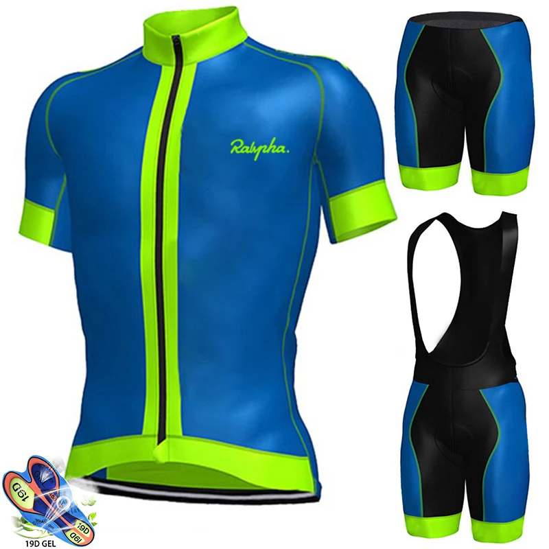 

Ralvpha aleing Pro Summer Men's Cycling Jersey Set Breathable Bib Shorts Mountain MTB Bike Uniform Kit Ropa Ciclismo Verano 2019