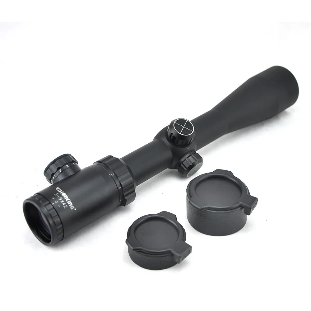 Visionking 3 9x42FL Riflescope с 11 мм креплением кольца длинный Диапазон. 223. 308 охотничий